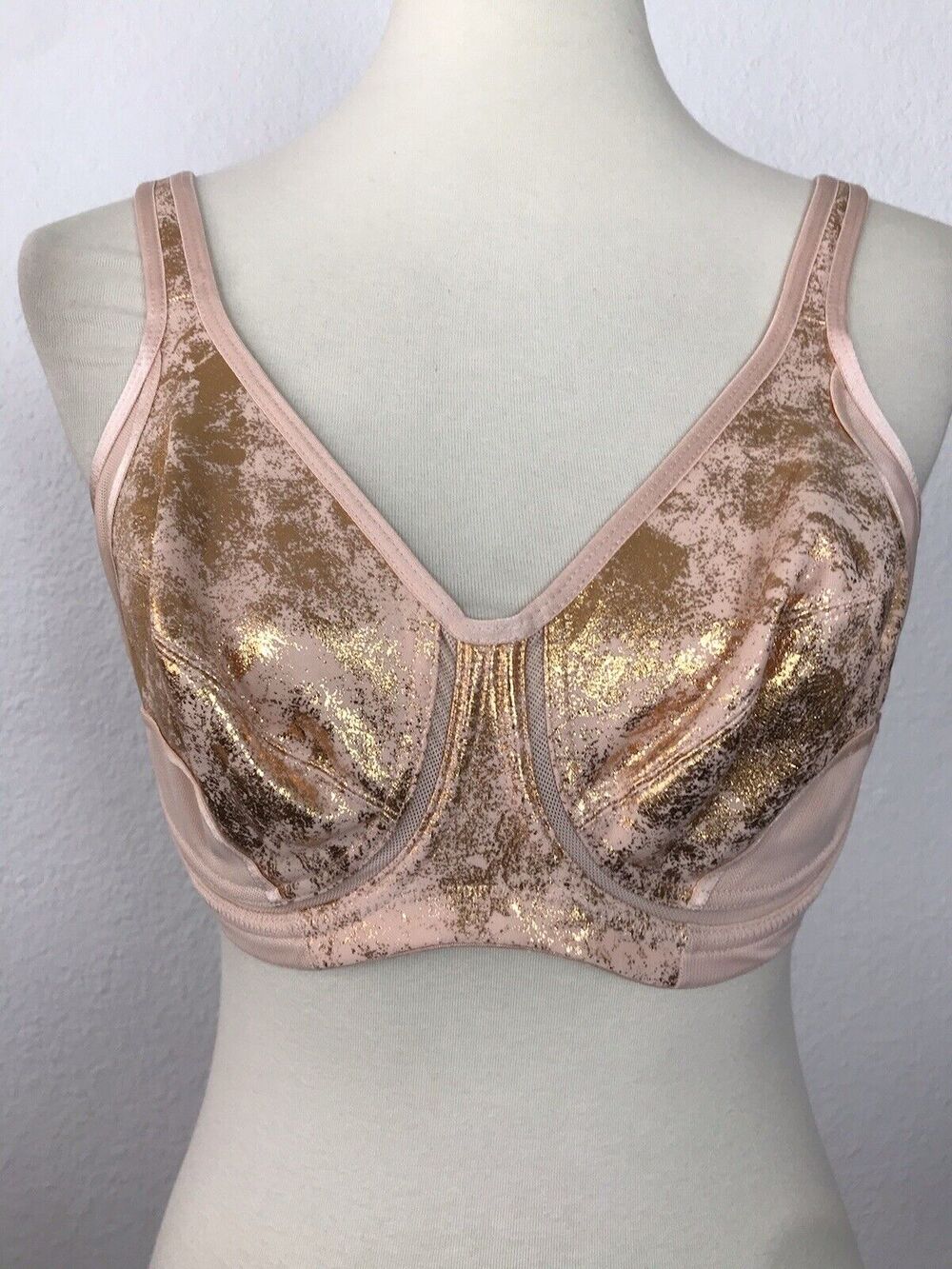 Bras N Things Bra Metallic Print Retro Whimsigoth Celestial Romantic Lingerie